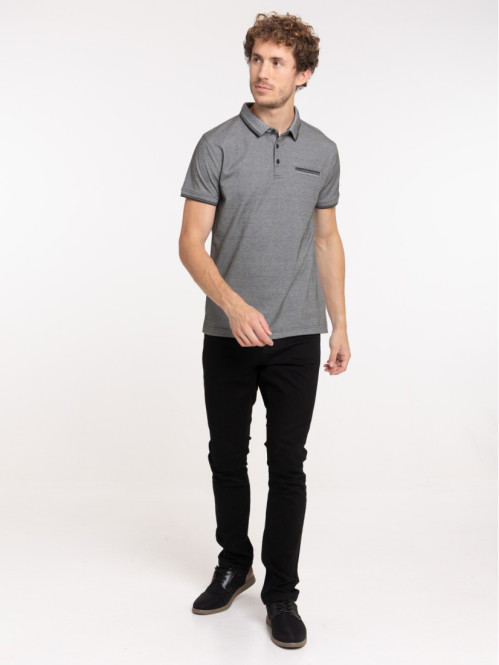 Polo col classique homme