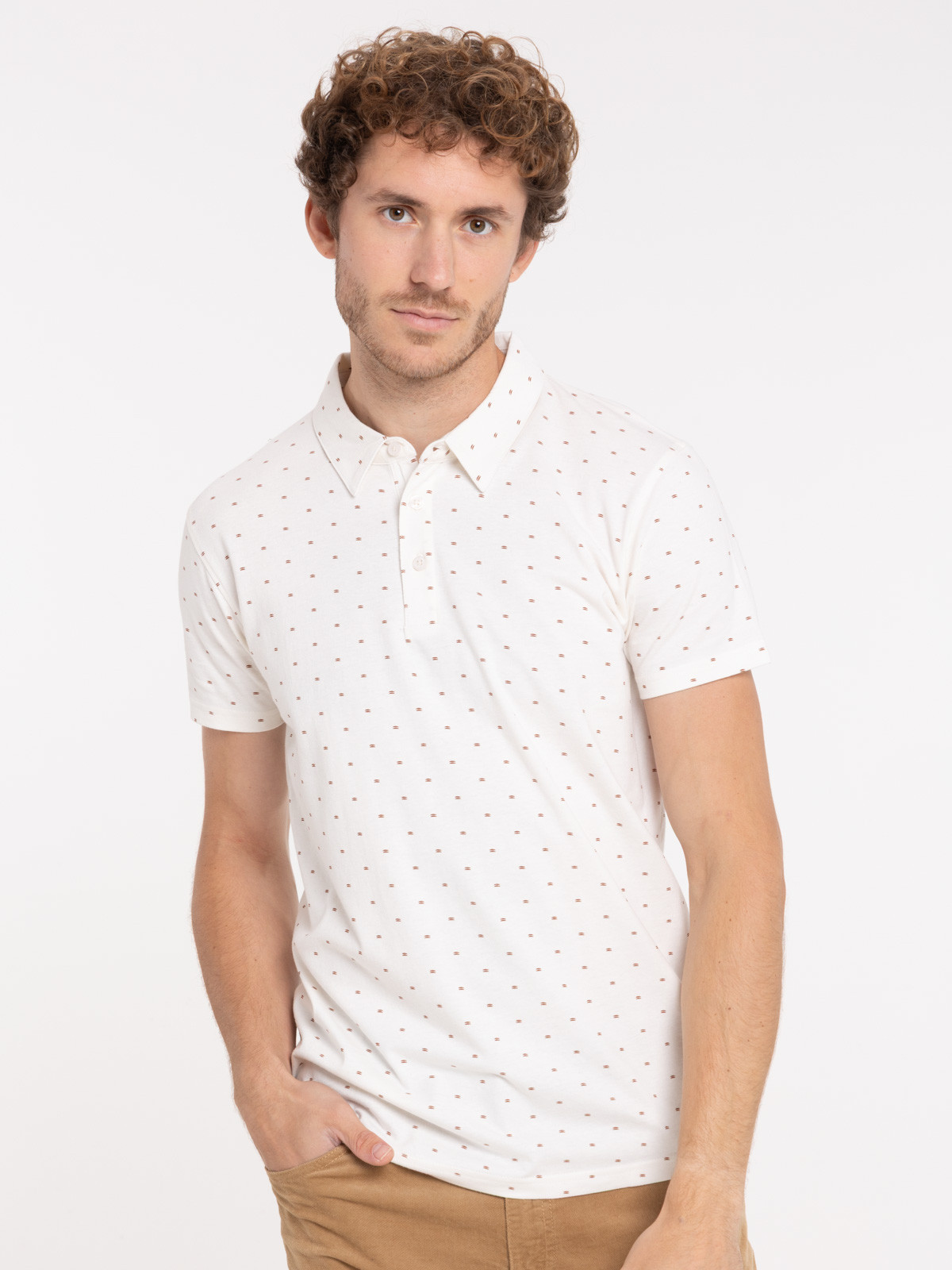 Polo imprimé 100% coton homme Polo imprimé 100% coton homme