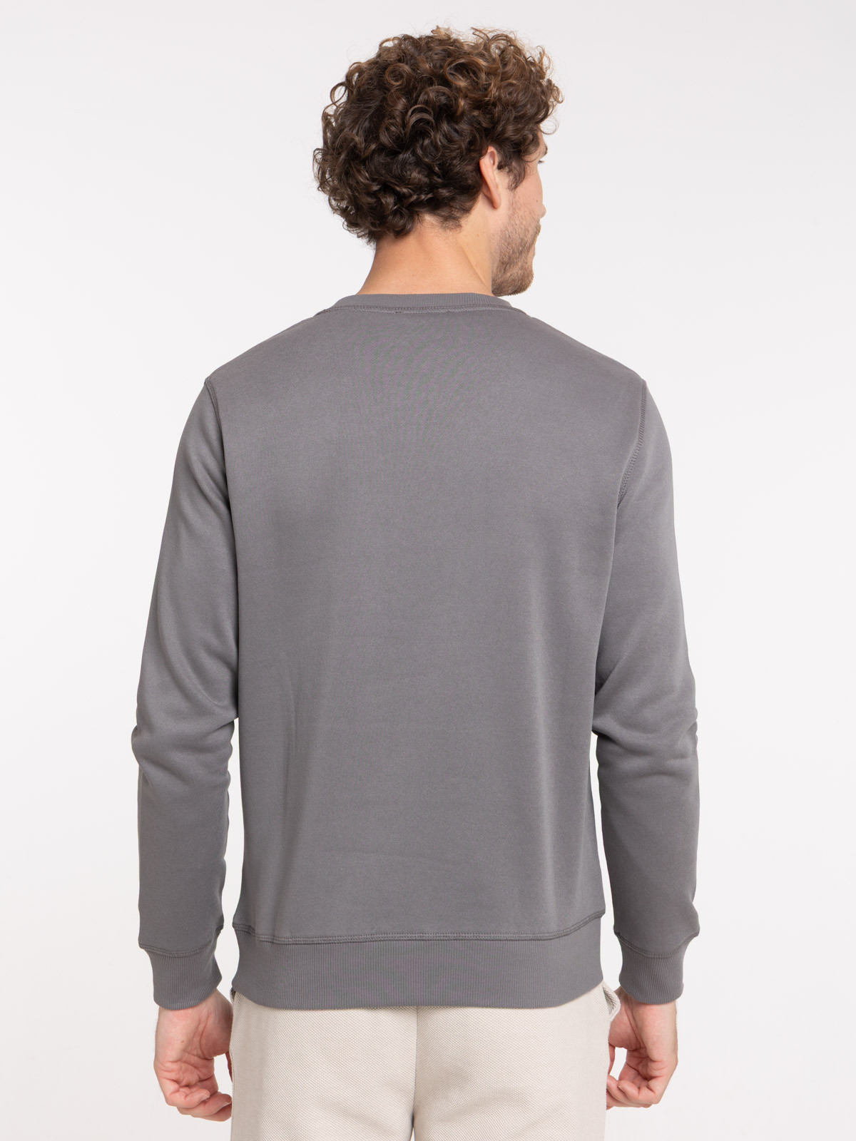 Sweat basique col rond homme