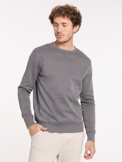Sweat basique col rond homme