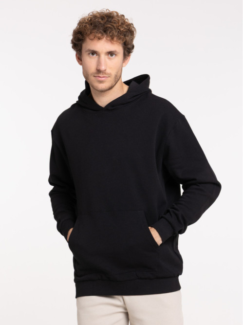 Sweat à capuche noir homme