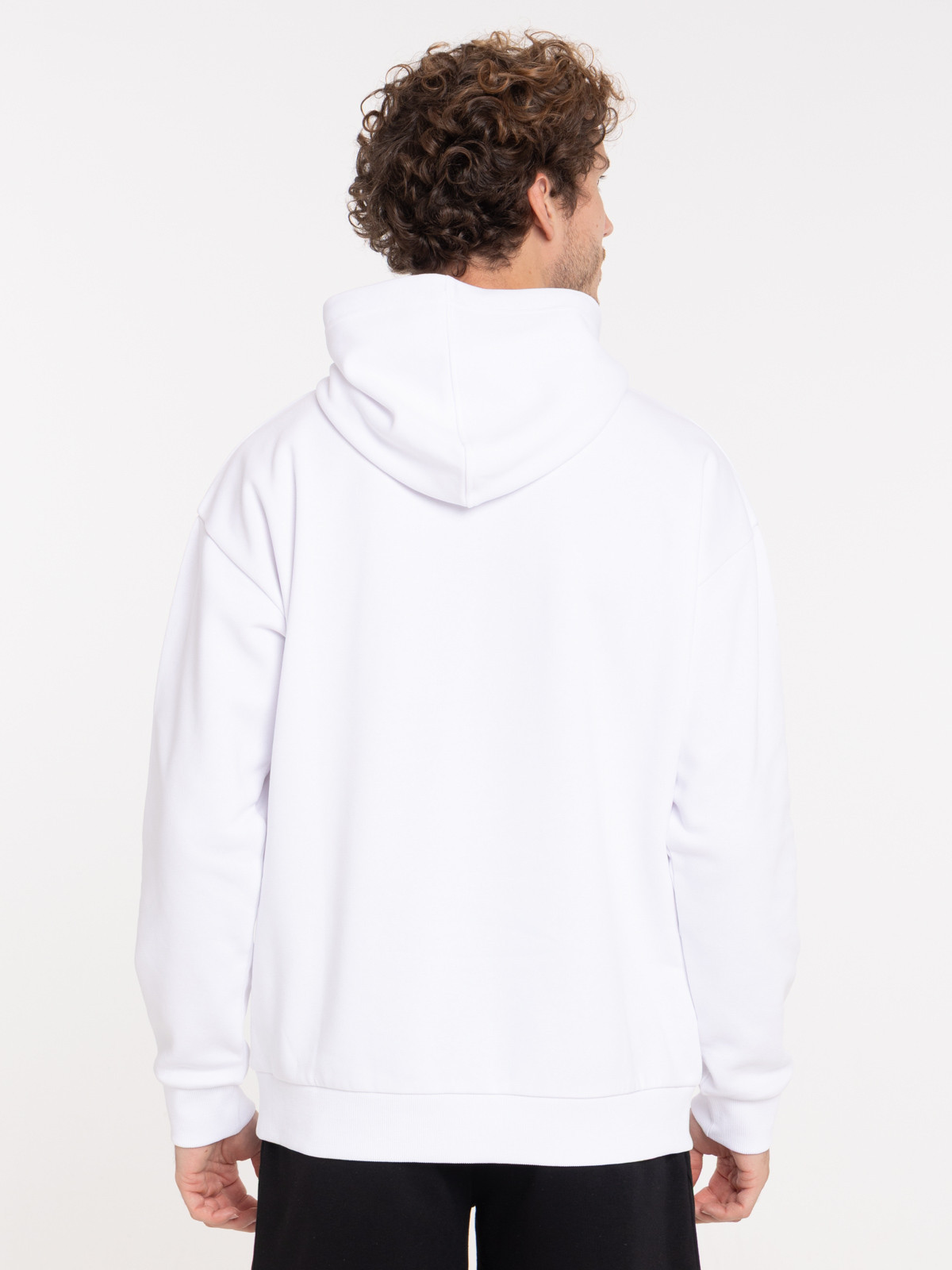 Sweat à capuche bicolore homme