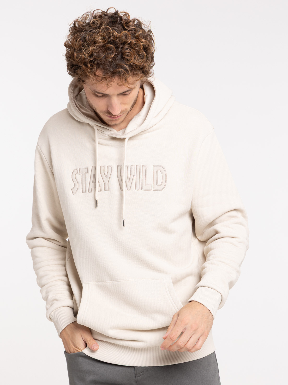 Sweat à capuche stay wild homme