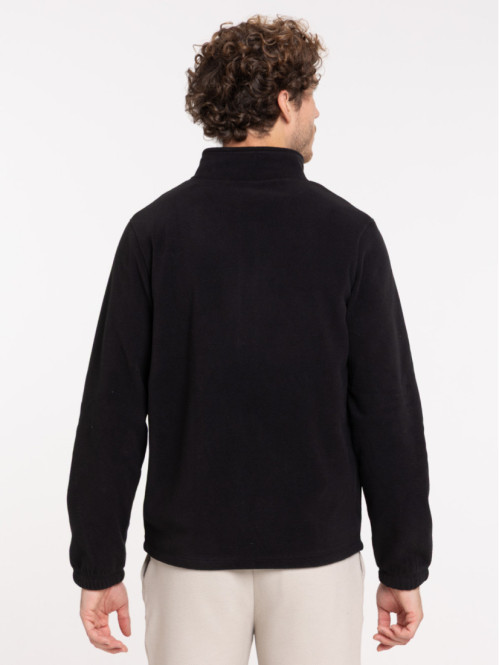 Sweat polaire zippé noir homme Sweat polaire zippé noir homme