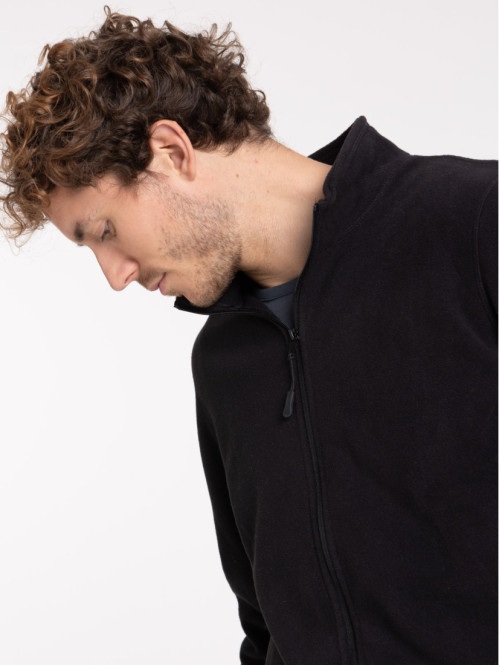 Sweat polaire zippé noir homme Sweat polaire zippé noir homme