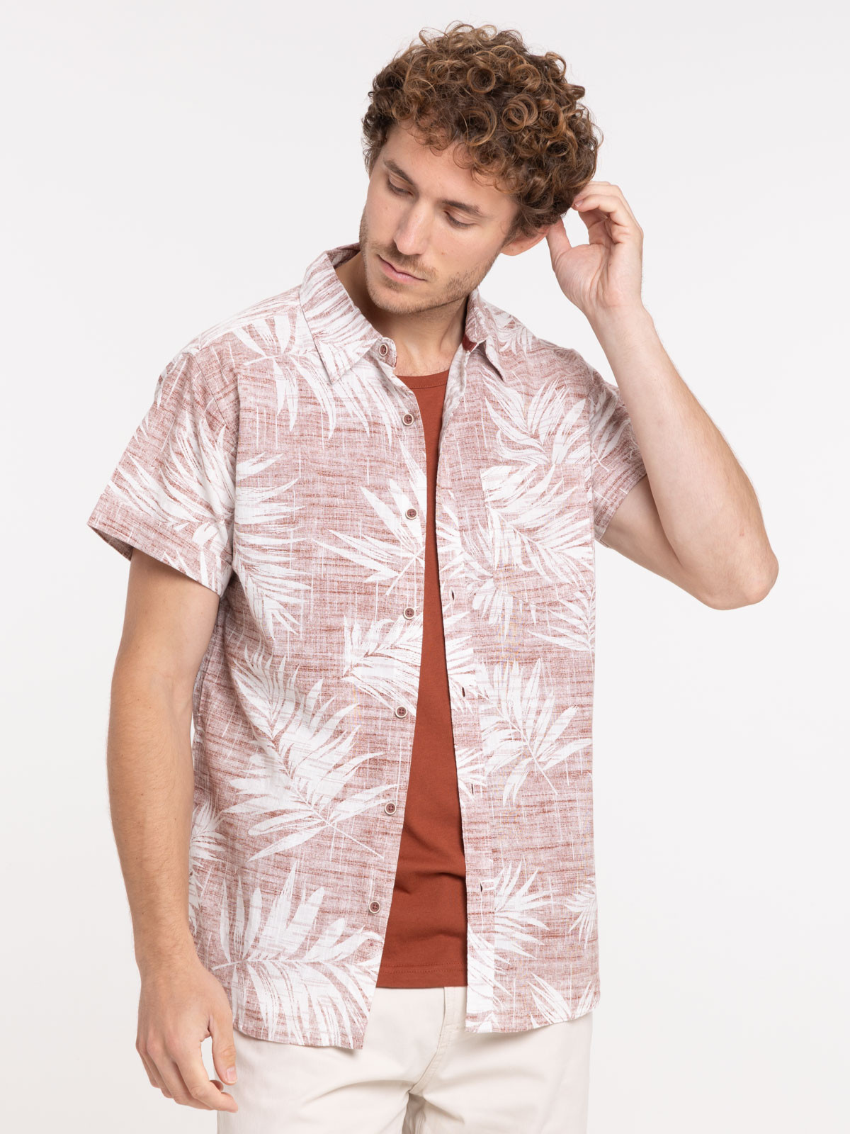 Chemisette imprimée homme