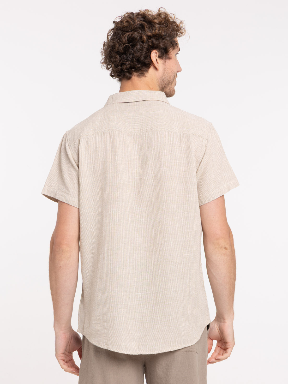 Chemisette sable homme