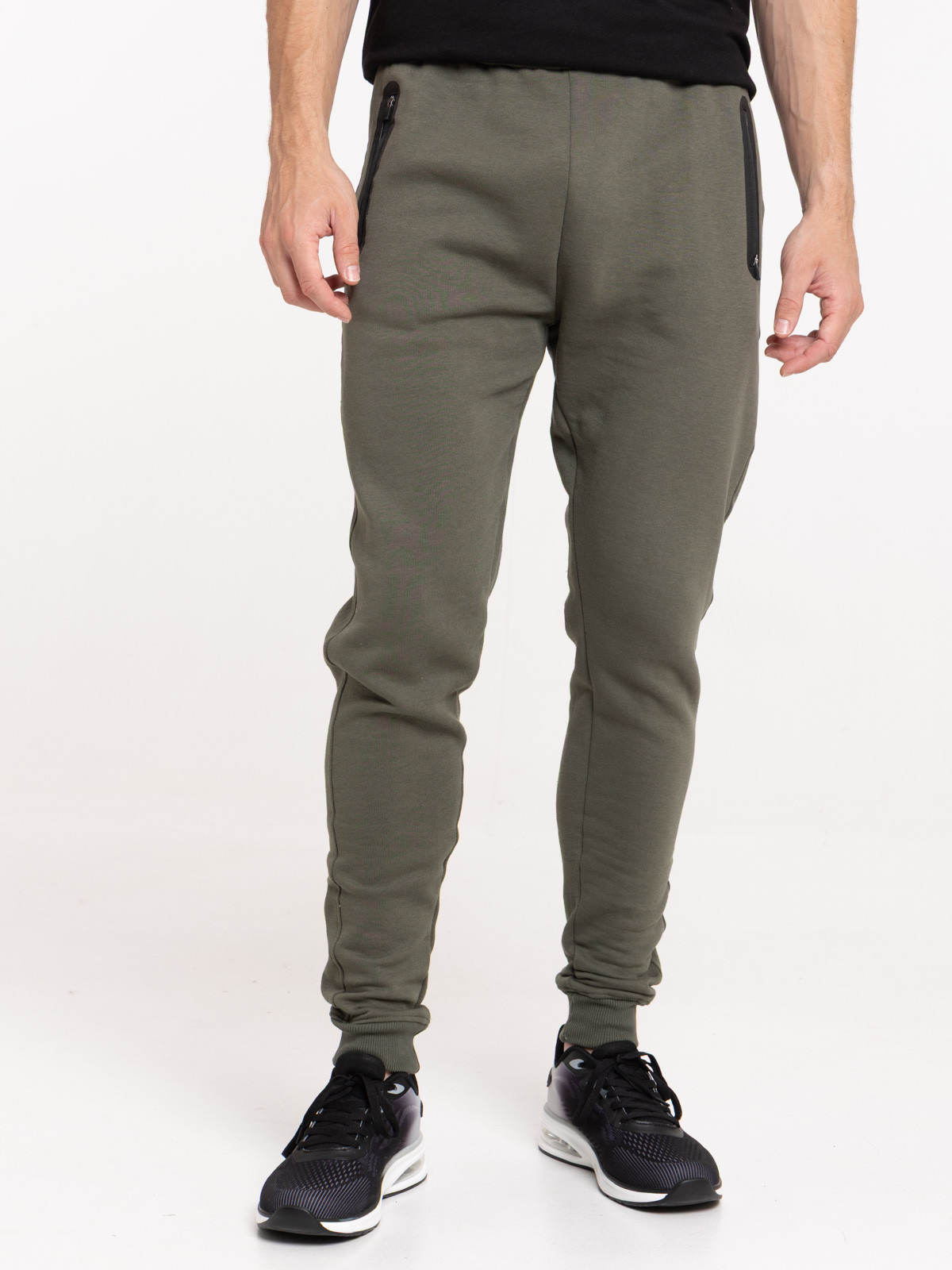 Pantalon de jogging coloris kaki homme