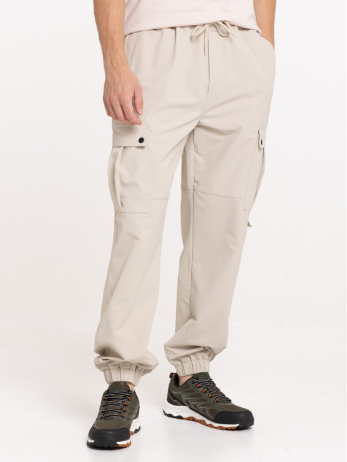 Pantalon cargo coloris blond homme