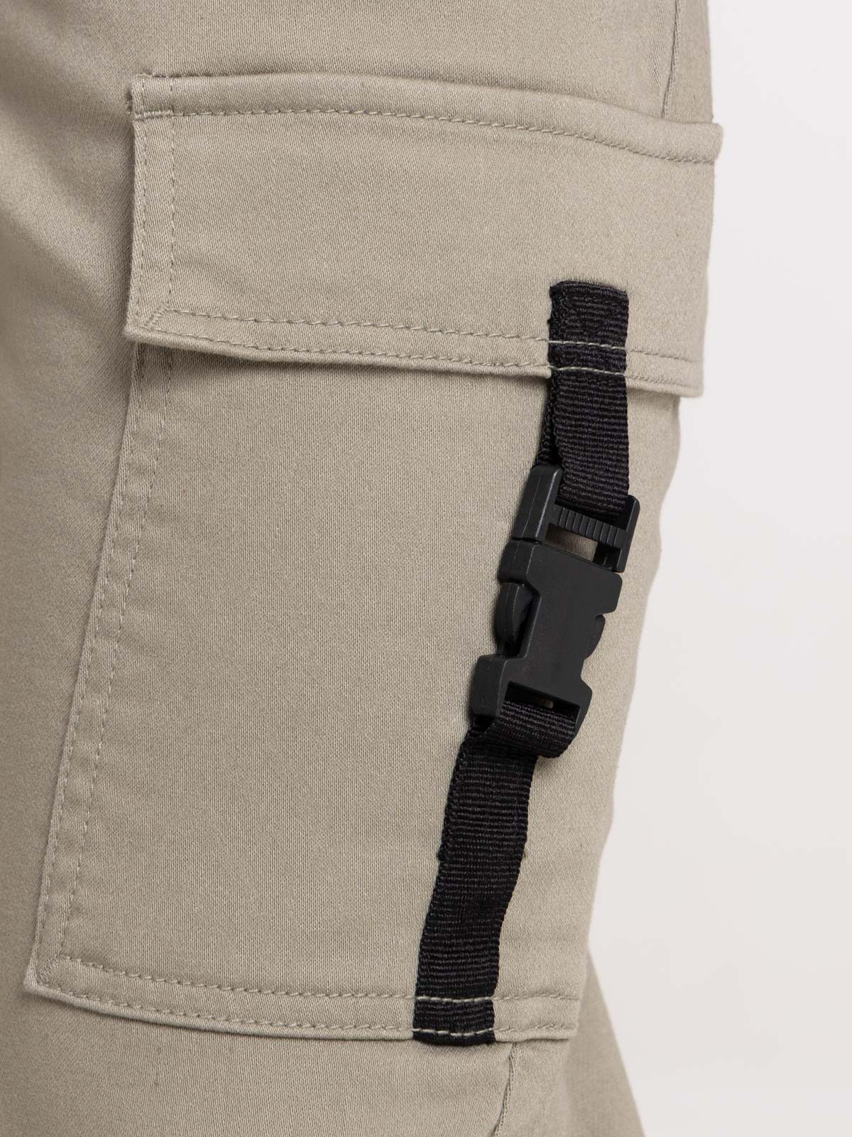 Pantalon avec ceinture cargo homme