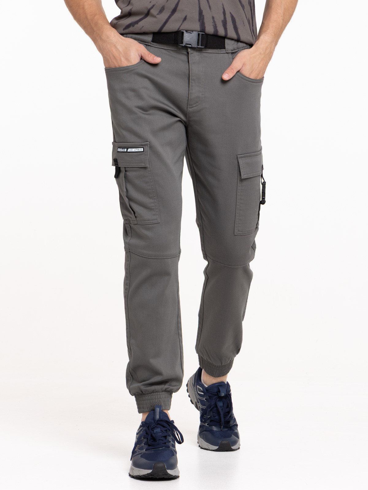 Pantalon cargo avec ceinture homme