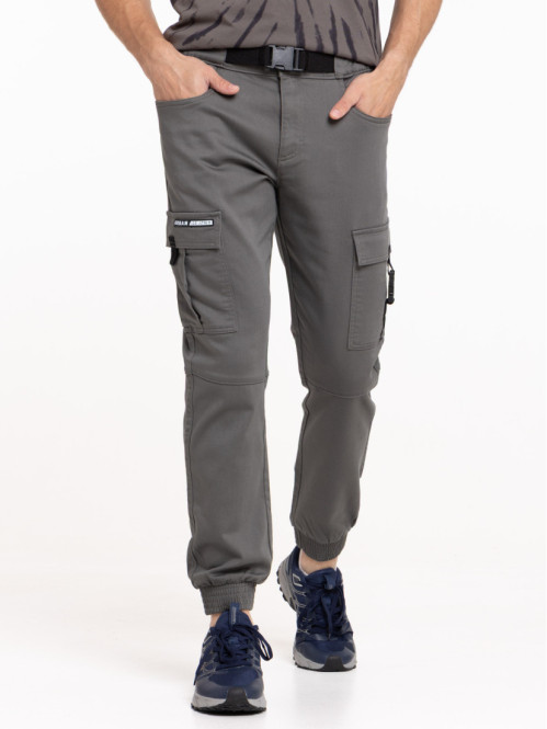 Pantalon cargo avec ceinture homme