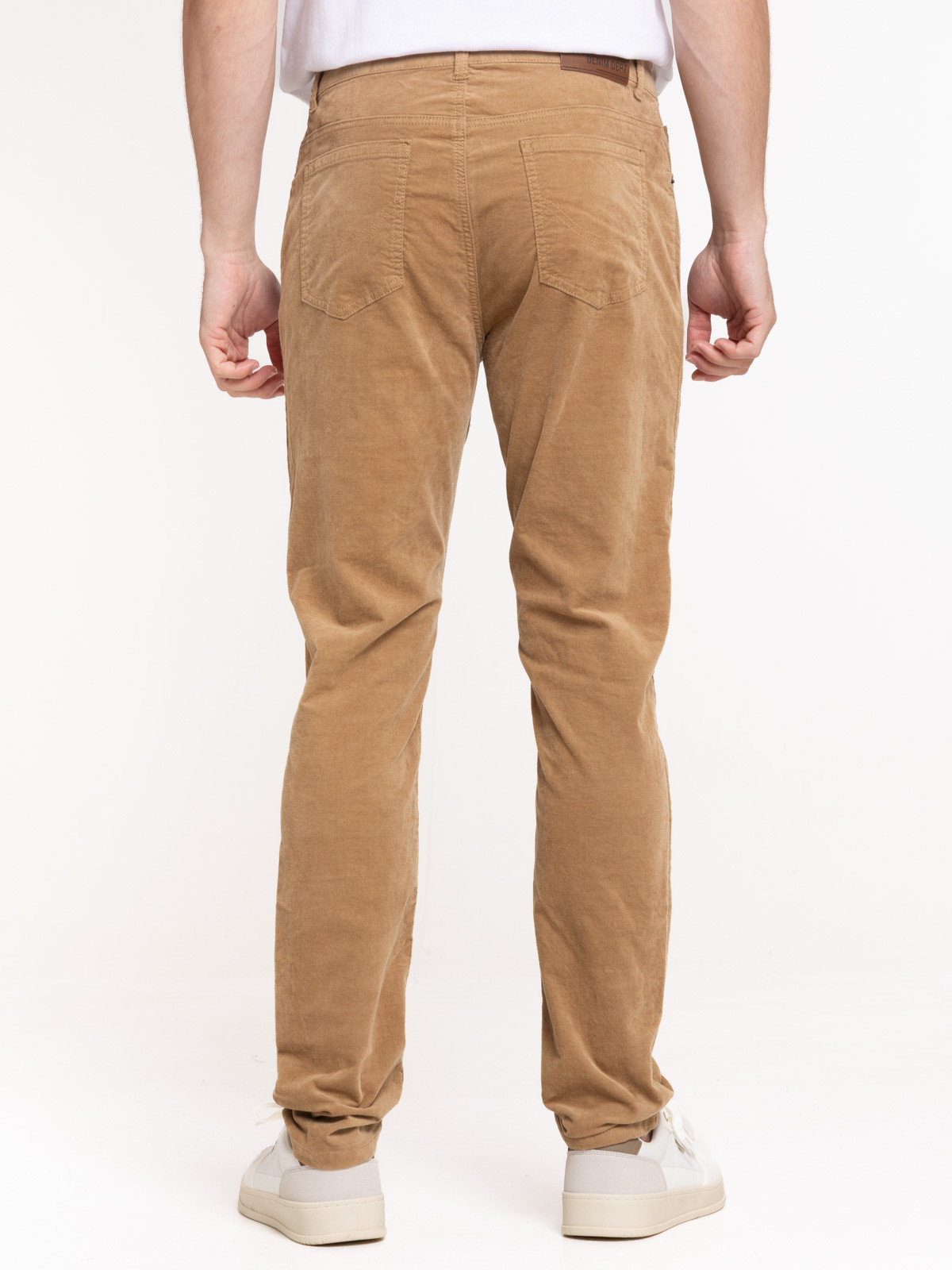 Pantalon straight coloris camel homme