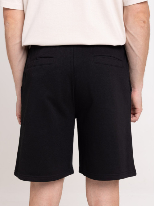 Short noir uni message homme