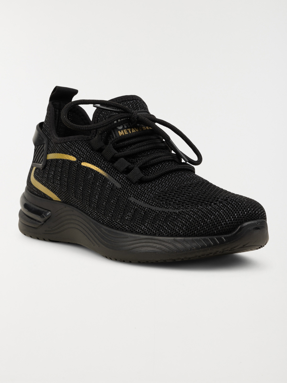 Baskets de sport noires garçon (33-39) Baskets de sport noires garçon (33-39)