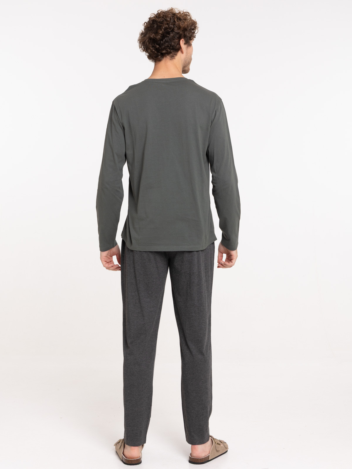 Pyjama homme gris ardoise