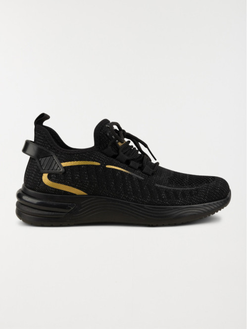 Baskets de sport noires garçon (33-39) Baskets de sport noires garçon (33-39)