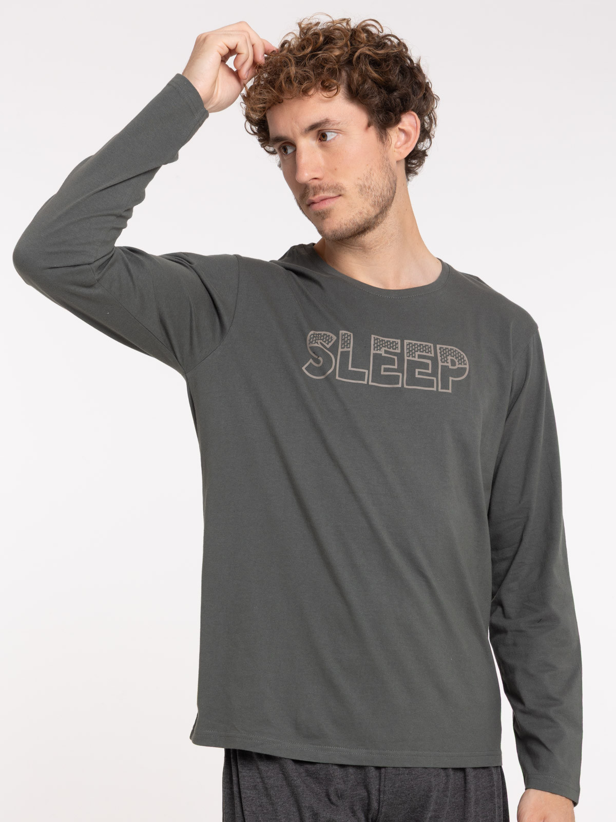 Pyjama homme gris ardoise