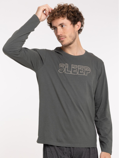 Pyjama homme gris ardoise