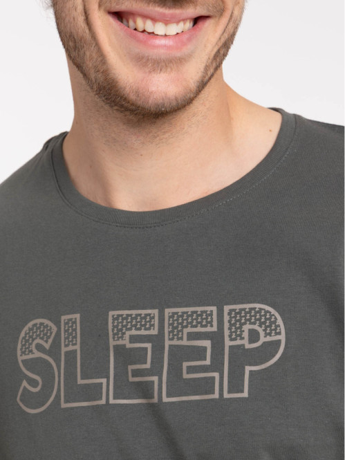 Pyjama homme gris ardoise