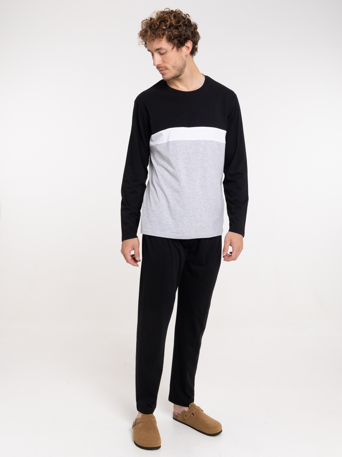 Pyjama tricolore homme