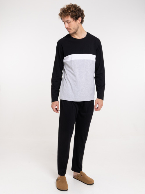 Pyjama tricolore homme