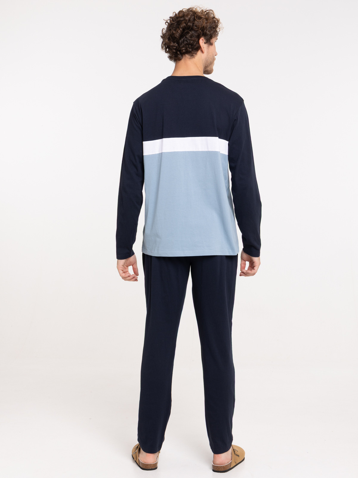 Pyjama homme tricolore