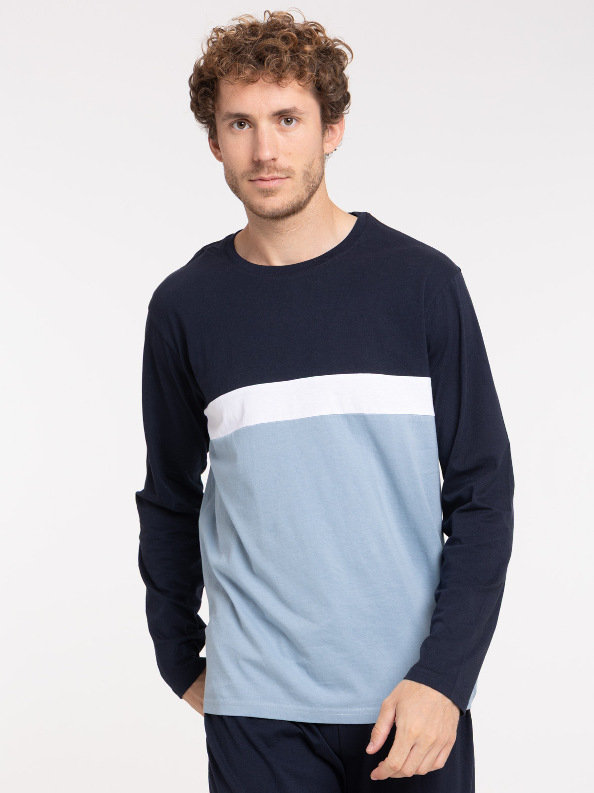 Pyjama homme tricolore