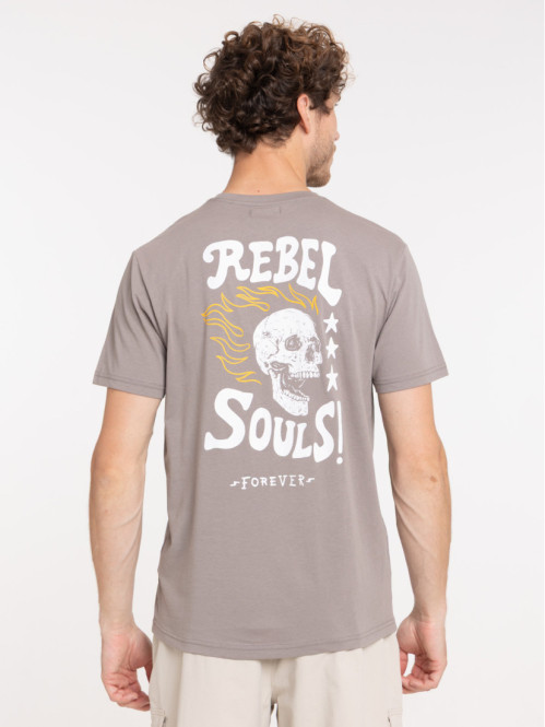 T-shirt homme imprimé devant et dos