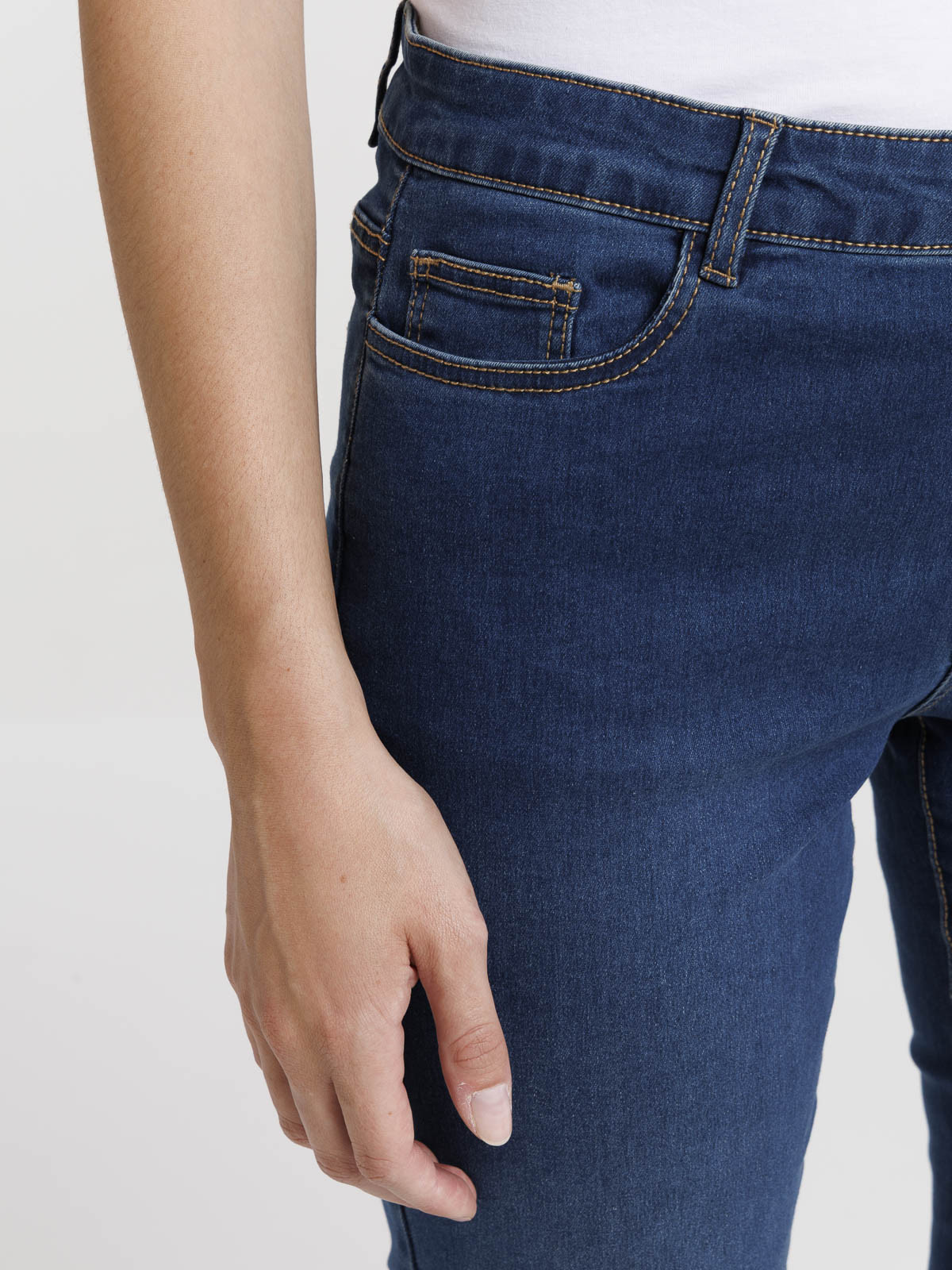 Jean skinny 7/8ème brut femme