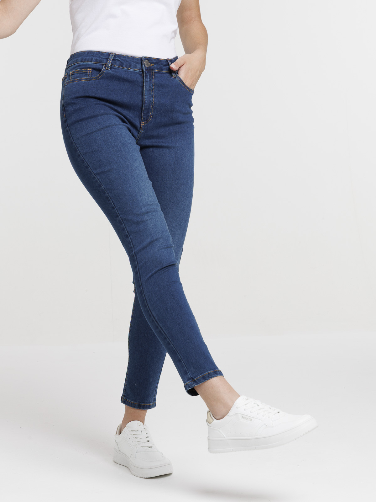 Jean skinny 7/8ème brut femme