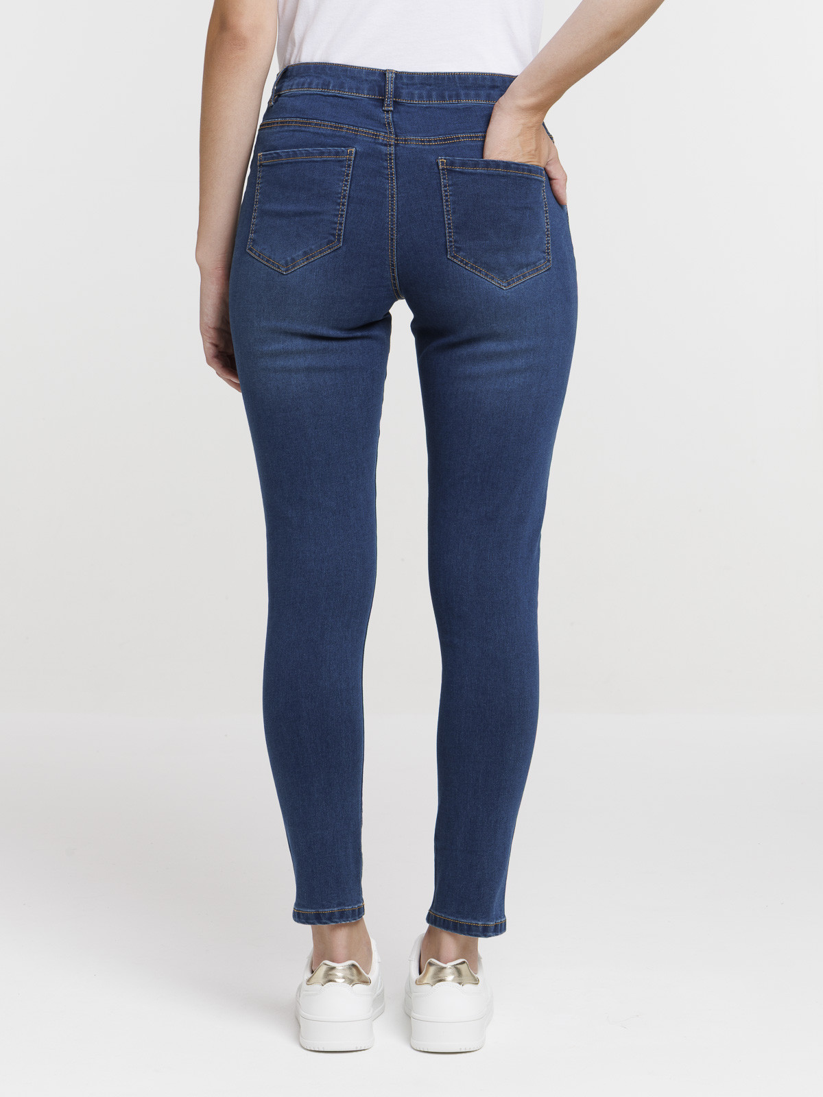 Jean skinny 7/8ème brut femme