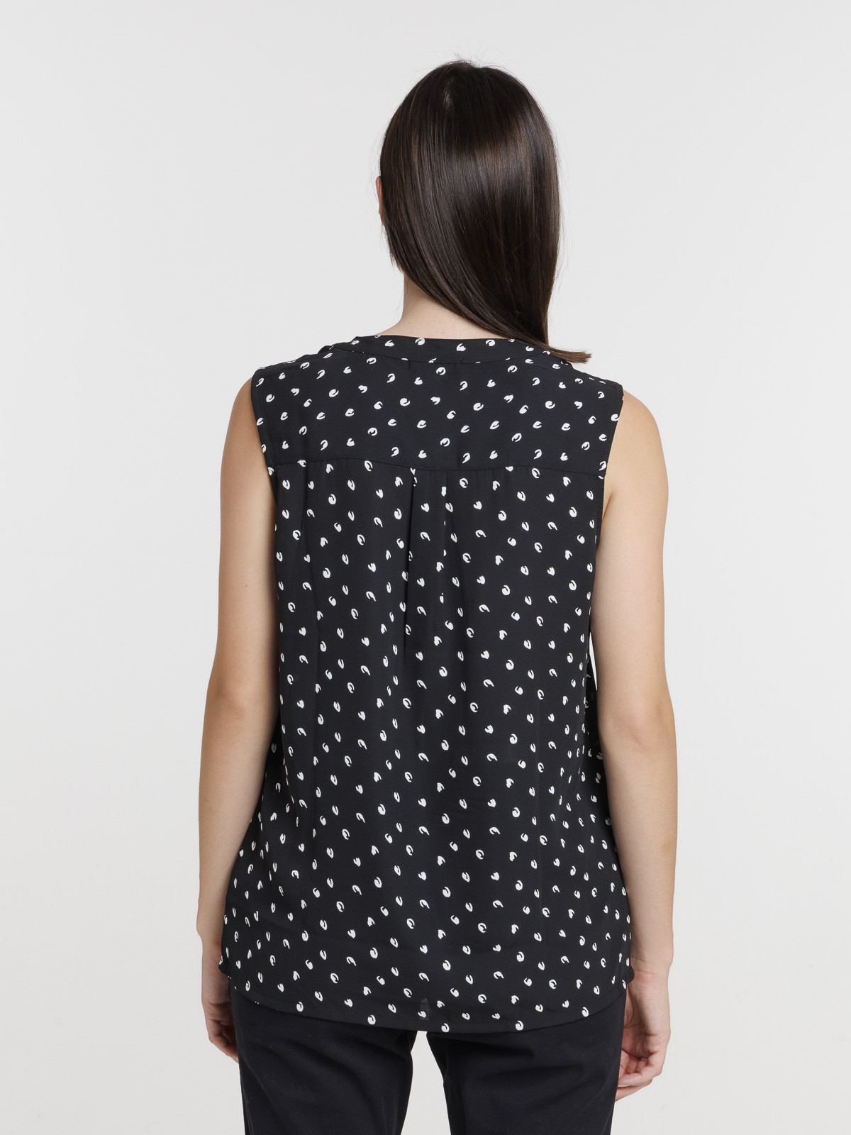 Blouse imprimée sans manches femme Blouse imprimée sans manches femme