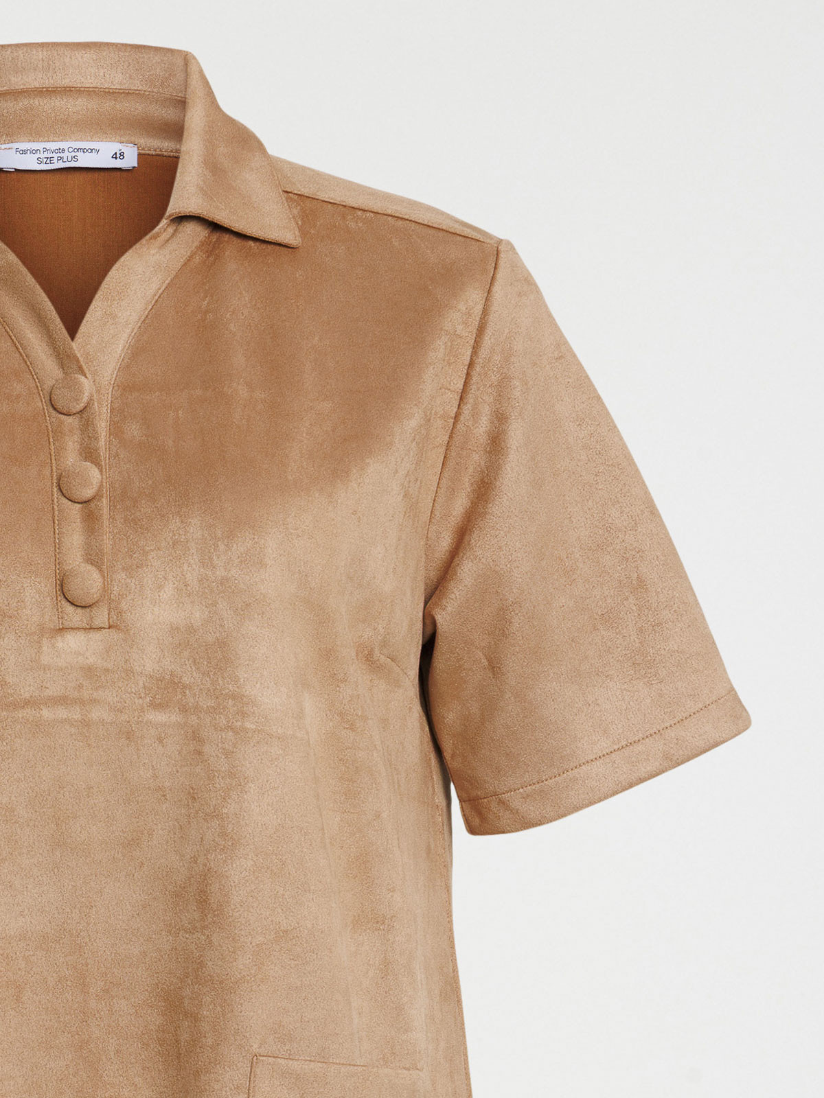 Robe suédine femme grande taille