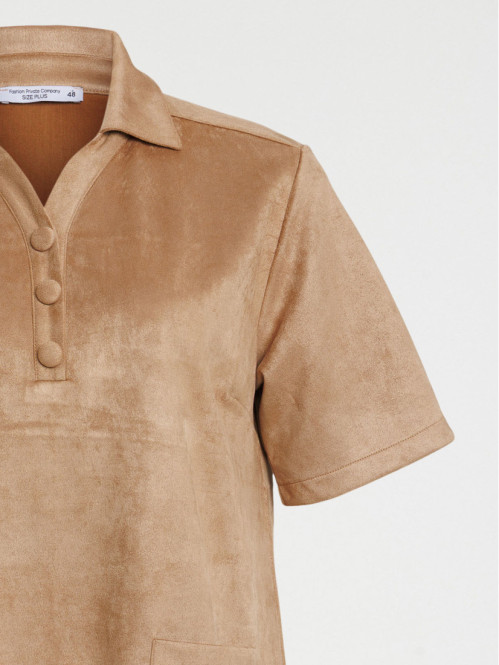 Robe suédine femme grande...