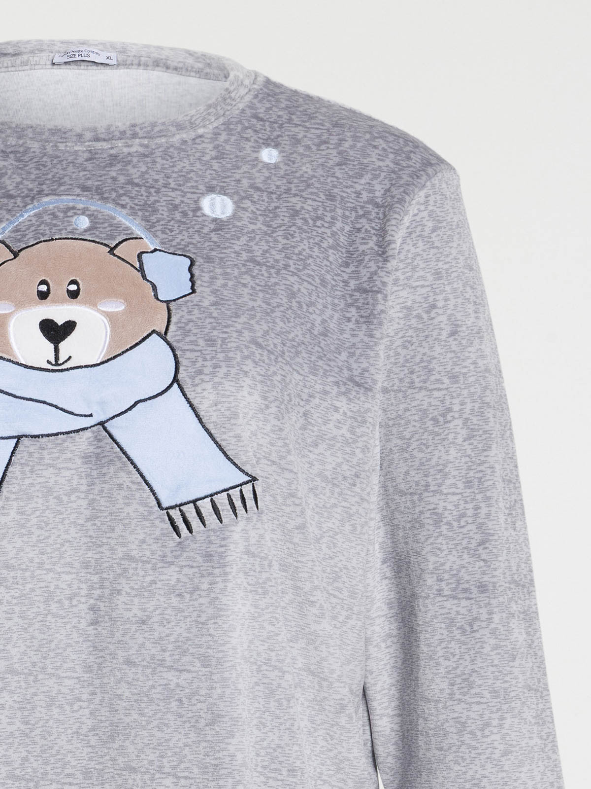 Liquette velours grande taille femme