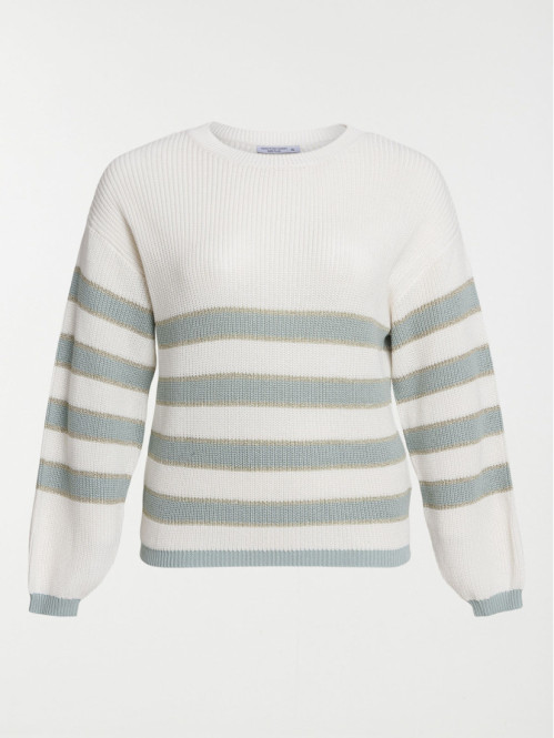 Pull rayures grande taille...