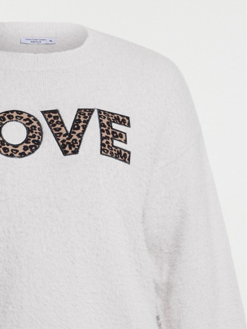 Pull love léopard grande...