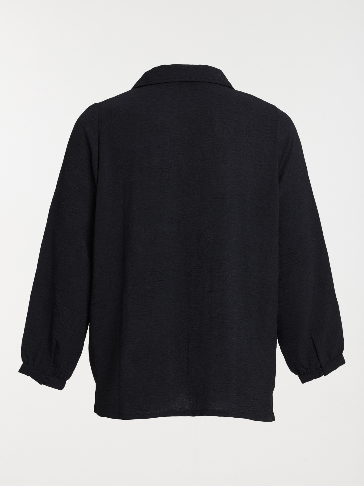 Blouse noire grande taille femme