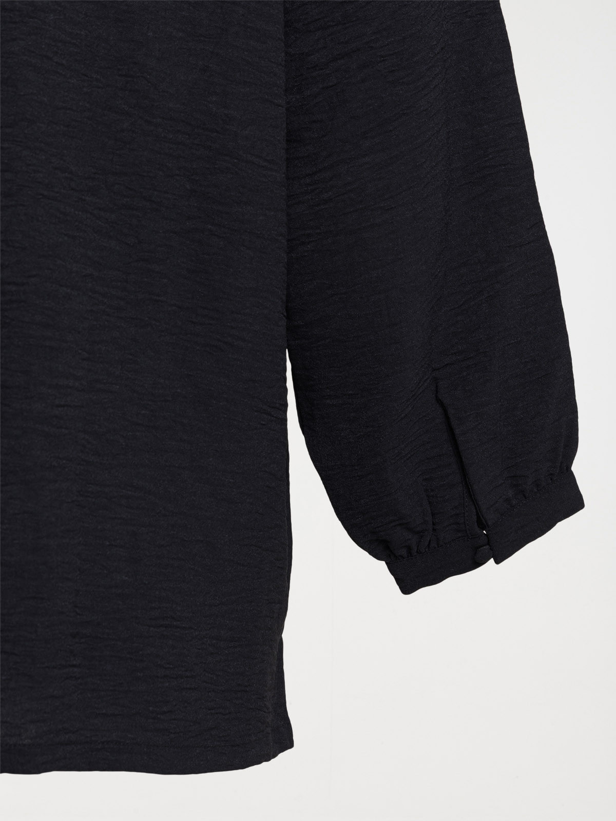Blouse noire grande taille femme