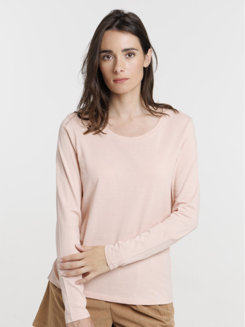 Tee-shirt coloris pink...