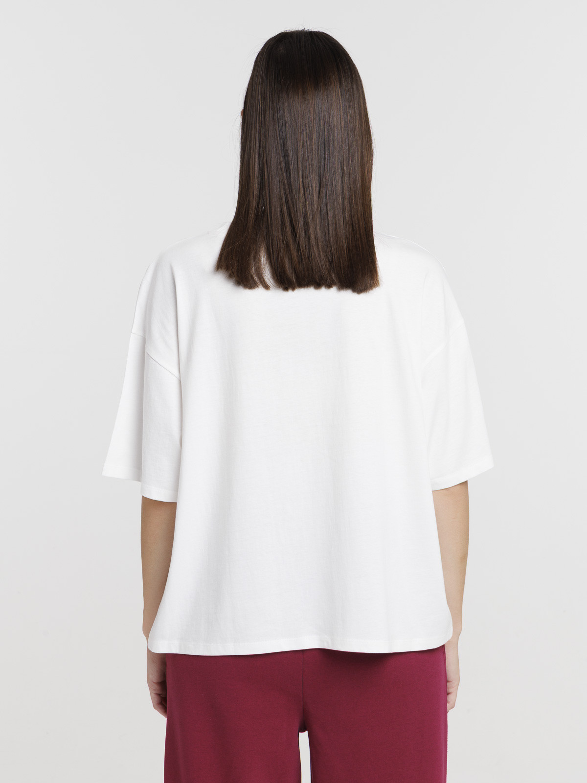 T-shirt écru Brooklyn femme