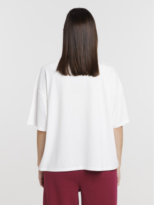 T-shirt écru Brooklyn femme