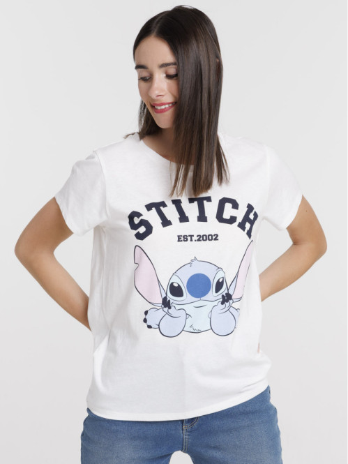 T-shirt imprimé Stitch femme