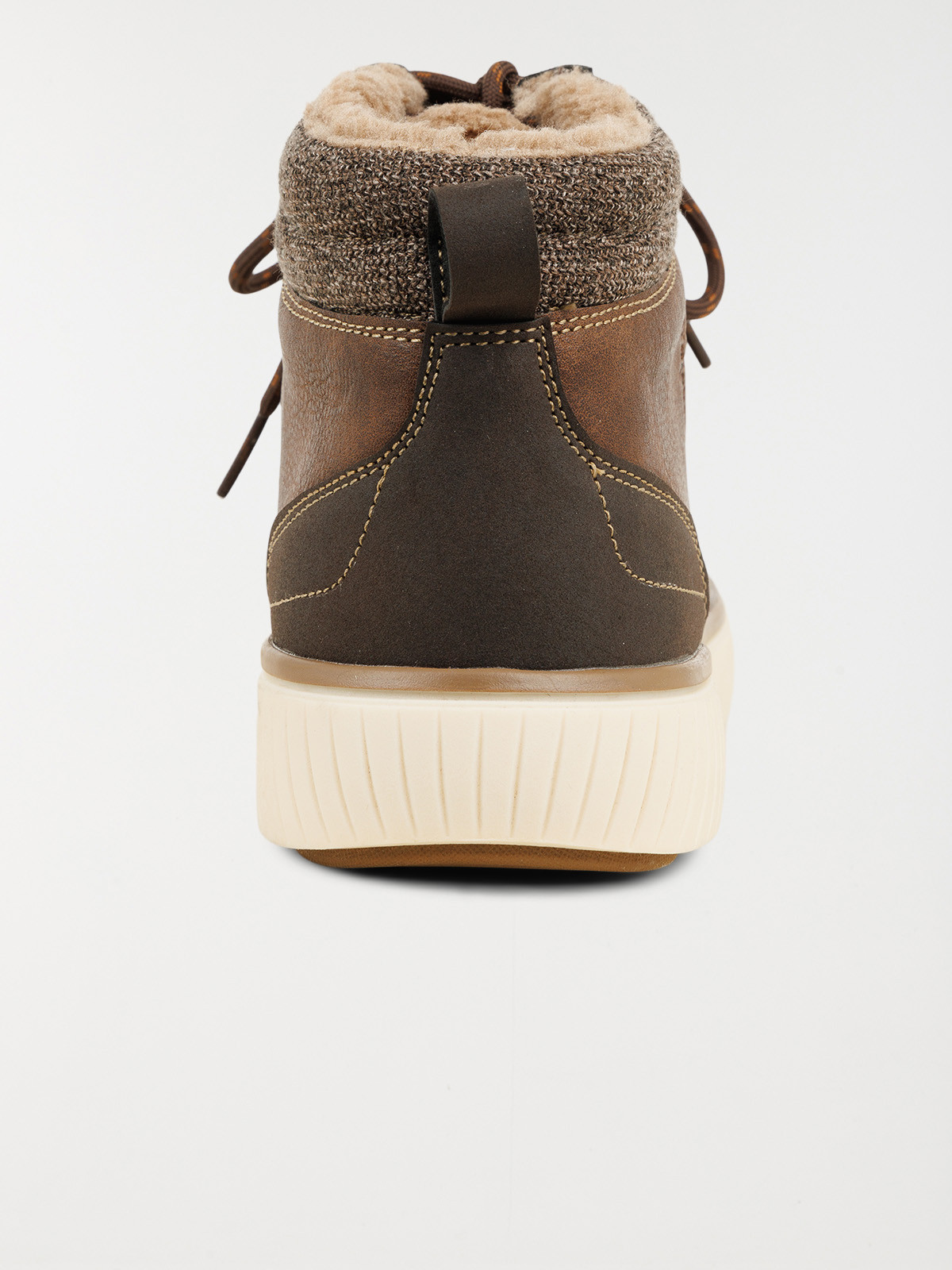 Boots lacets marrons homme (41-46)