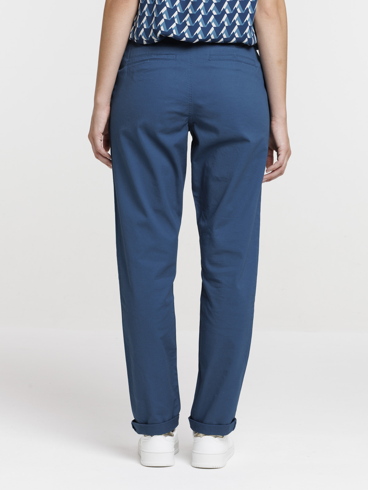Pantalon chino bleu gipsy femme