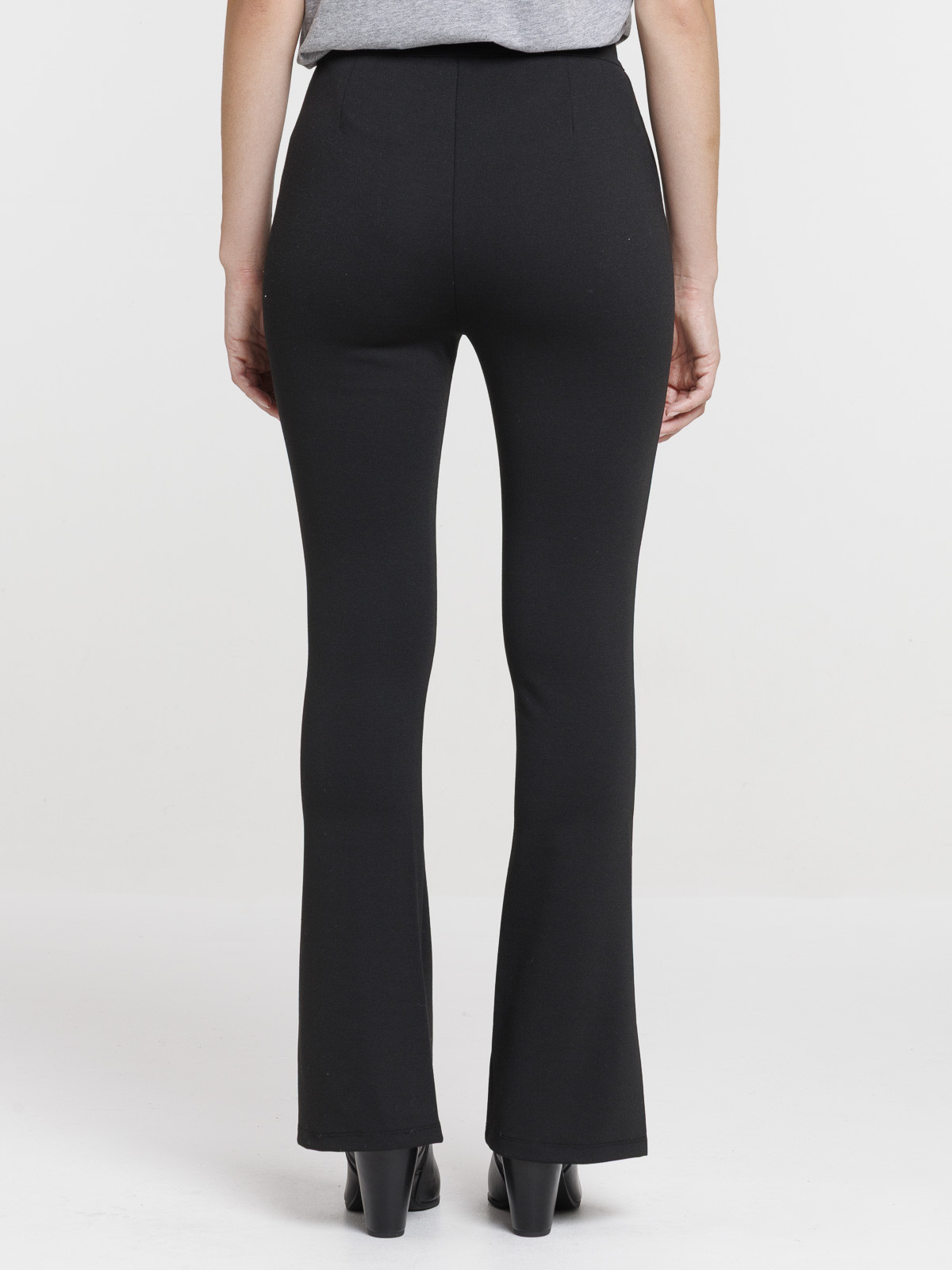 Pantalon flare noir femme Pantalon flare noir femme