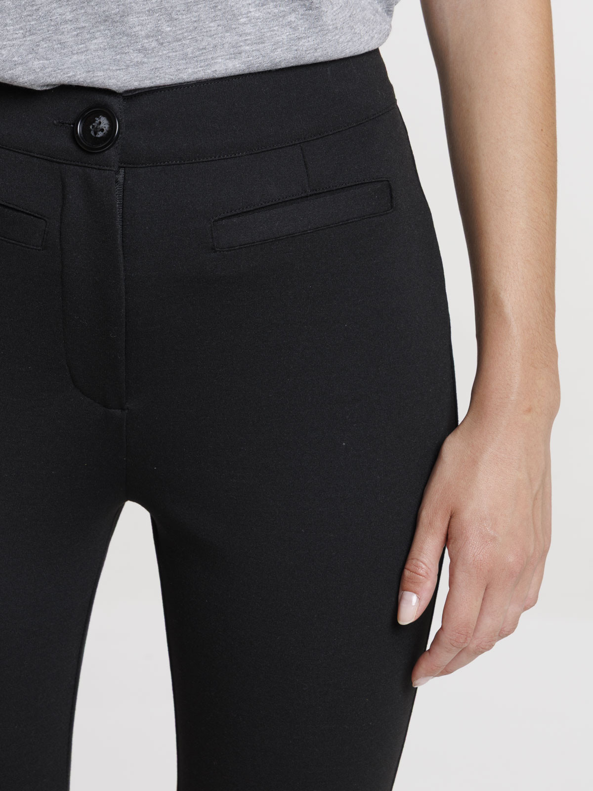 Pantalon flare noir femme Pantalon flare noir femme