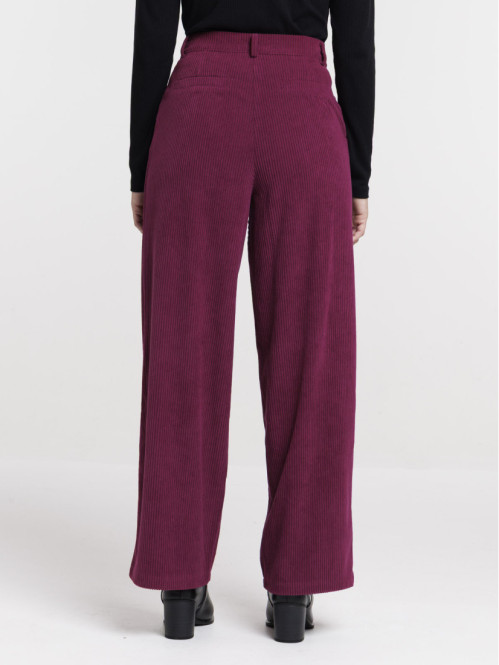 Pantalon large en velours femme Pantalon large en velours femme