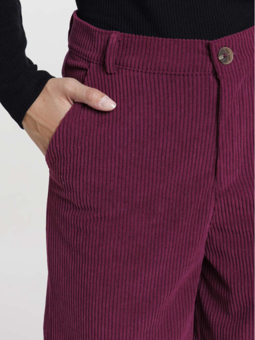 Pantalon large en velours femme Pantalon large en velours femme
